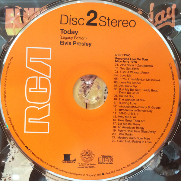 Elvis Presley  Elvis Today : CD2